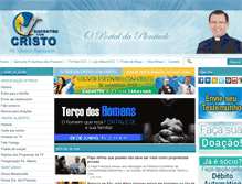 Tablet Screenshot of encontrocomcristo.com.br